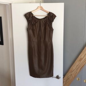Shimmery brown cocktail dress